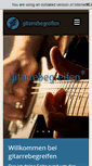 Mobile Screenshot of gitarrebegreifen.de