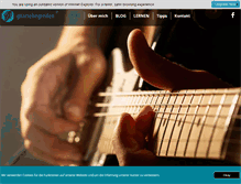 Tablet Screenshot of gitarrebegreifen.de